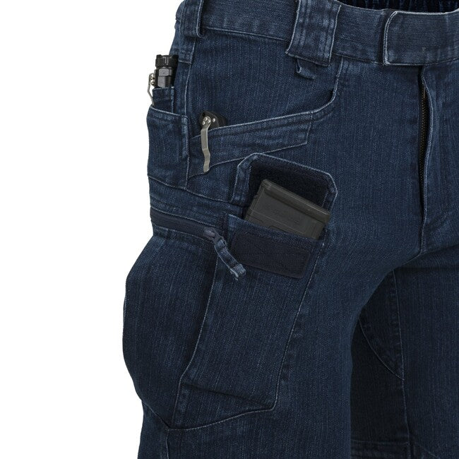Helikon-Tex UTS kurze taktische shorts 11'' - Denim Stretch - Marineblau
