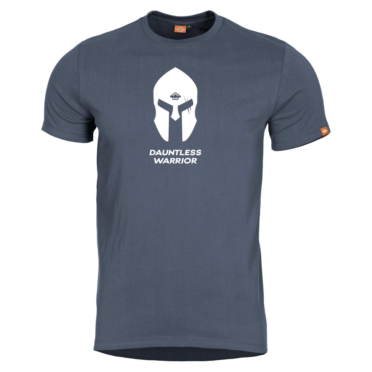 Pentagon kurz T-Shirt Ageron Spartan Helmet, Charcoal Blue