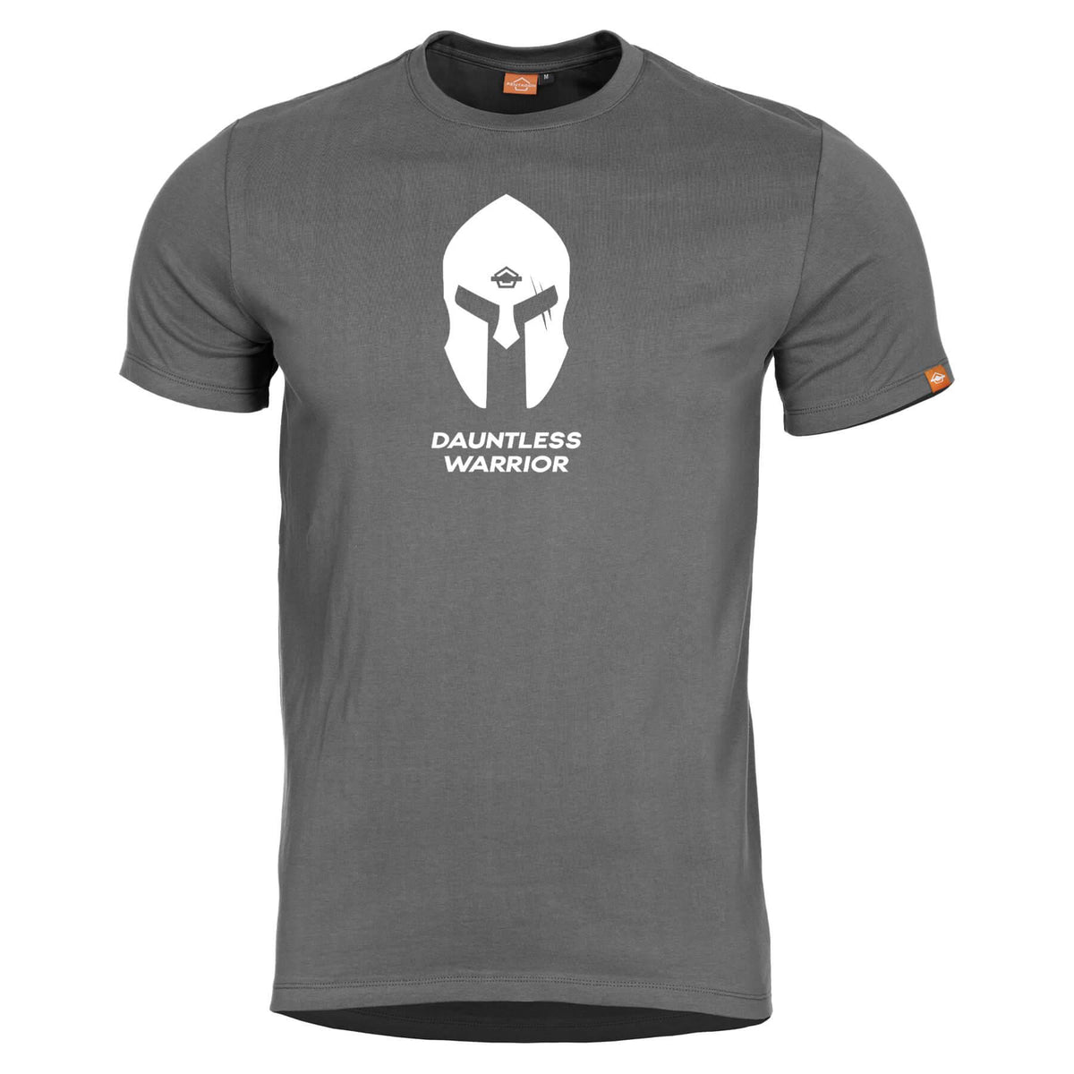 Pentagon T-Shirt Spartan Helmet, grau