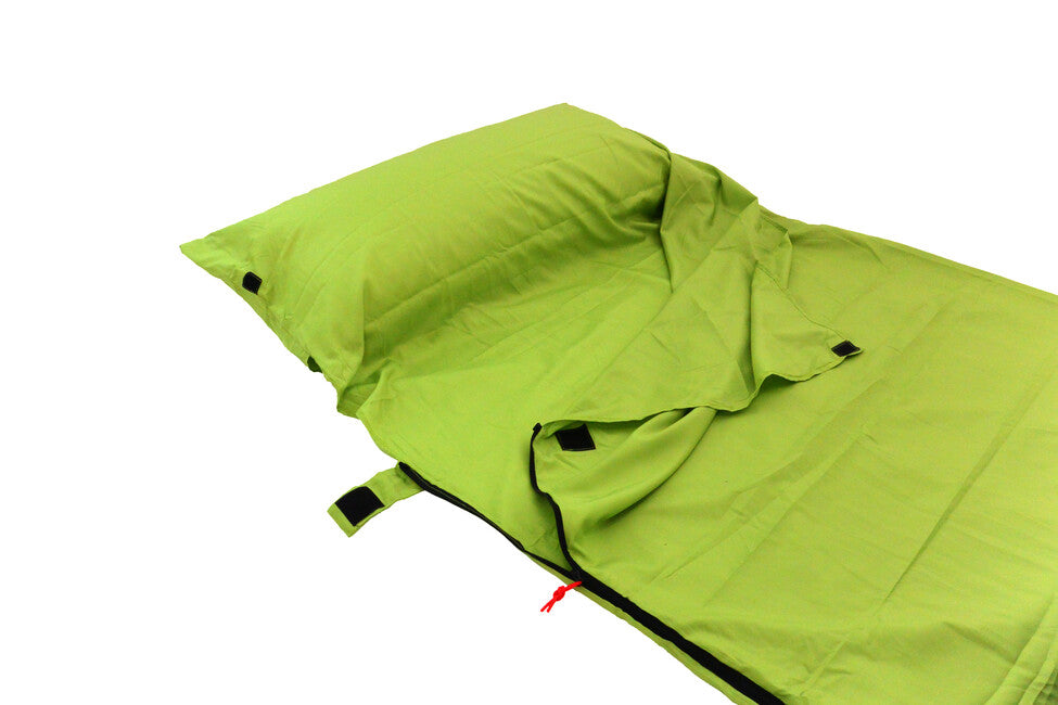 Origin Outdoors Rectangular Mikrofaser Schlafsack Liner grün