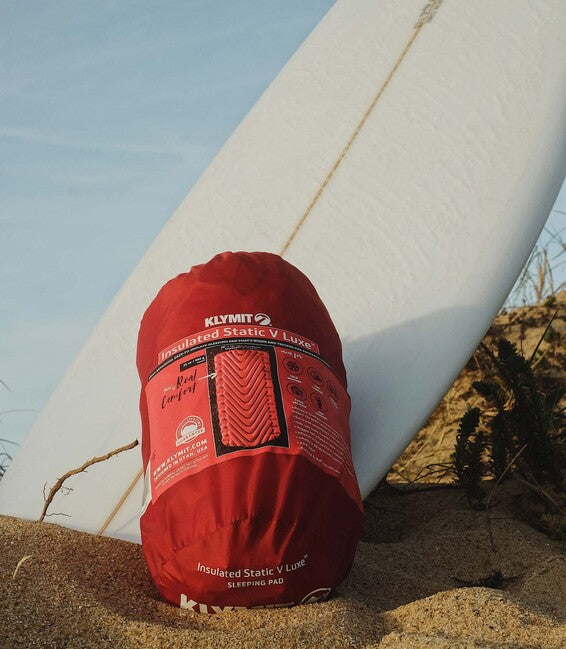 Klymit Static V Luxe Insulated Sleeping Pad, Red