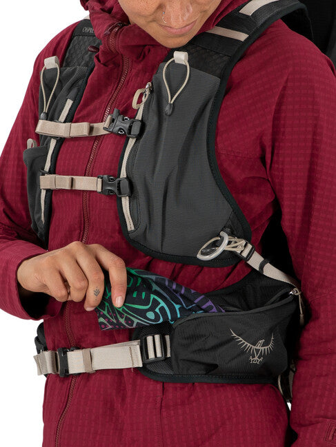 Osprey Tempest Velocity 30 Backpack, Dark Charcoal/Chiru Tan
