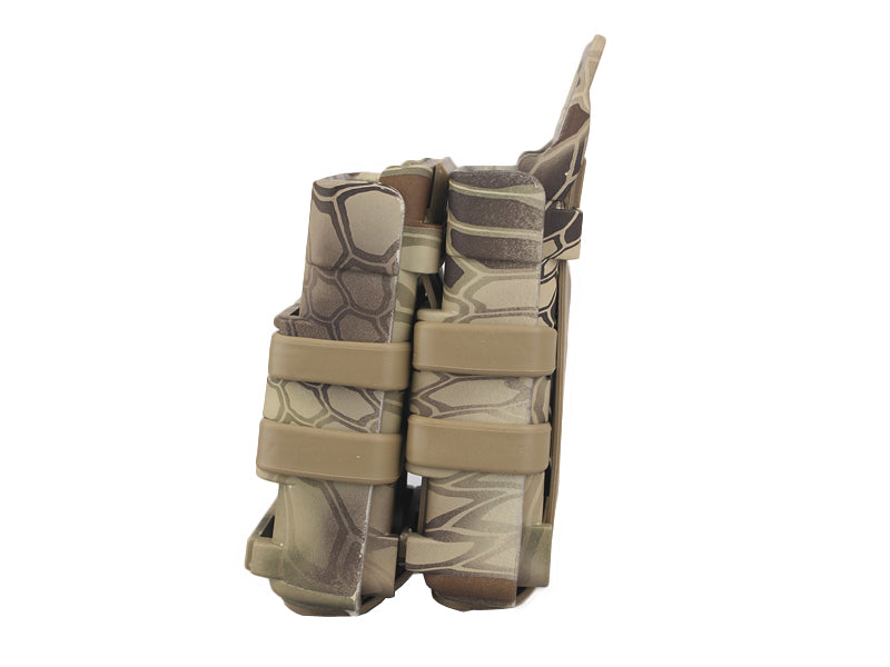 Emersongear Fast Mag Friction Gen 3 kunststofftasche für zwei magazine, highlander camo