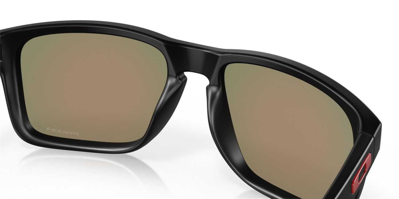 Oakley HOLBROOK XL Sonnenbrille mit Rahmen matte black und mit dias prizm ruby 59