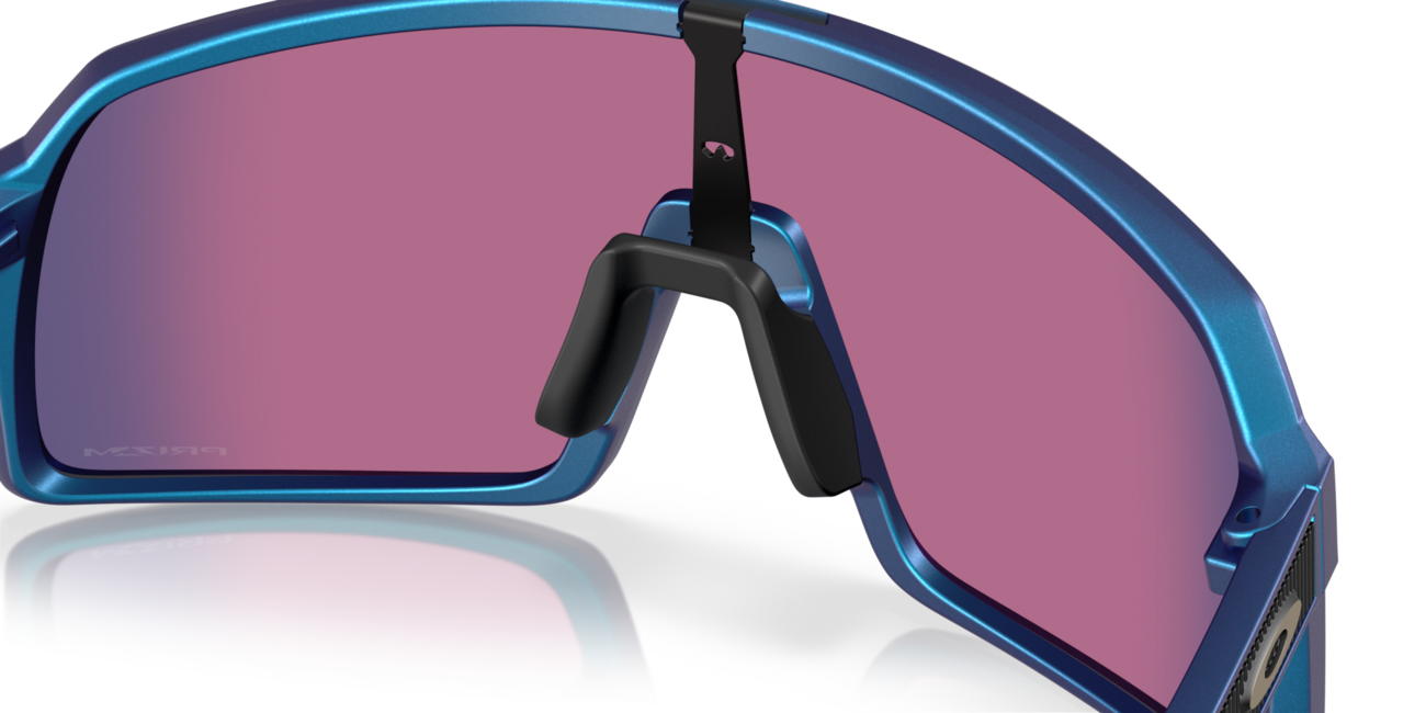 Oakley SUTRO Sonnenbrille mit Rahmen Matte Cyan/Blue Colorshift und mit Dias Prizm Road , Steel