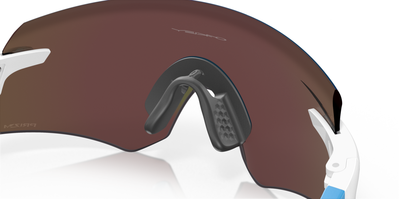 Oakley ENCODER Sonnenbrille mit Rahmen Polished White und mit Dias Prizm Sapphire