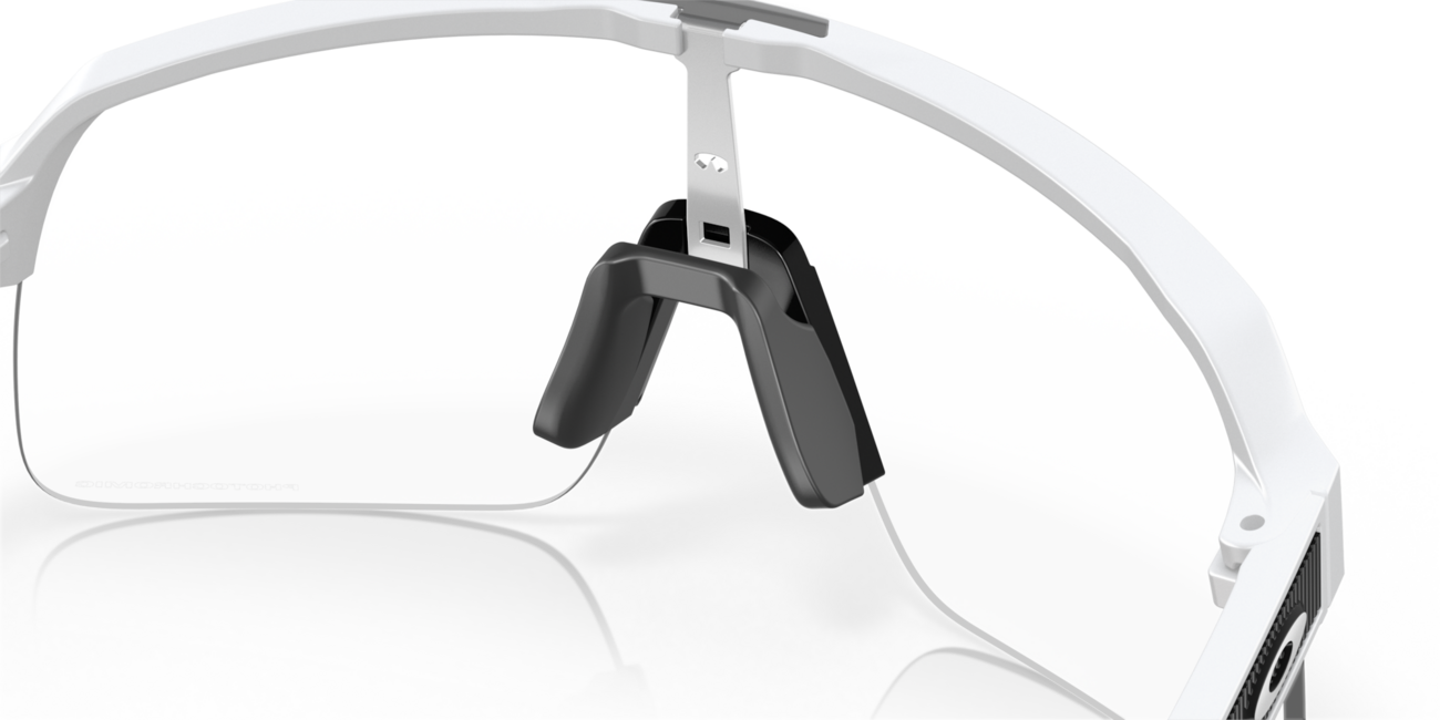 Oakley SUTRO LITE fotochrome brille mit rahmen matte white und mit dias clear photochromic