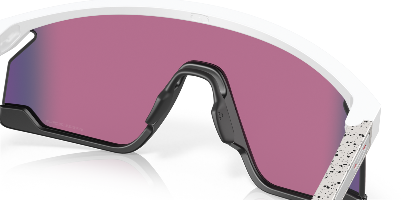 Oakley BXTR Sonnenbrille mit Rahmen Matte White und mit Dias Prizm Road 39