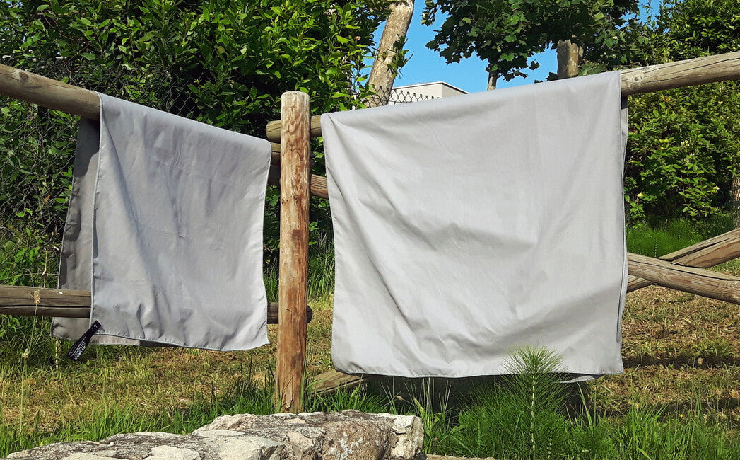 BasicNature Velours-Handtuch 60 x 120 cm graphit