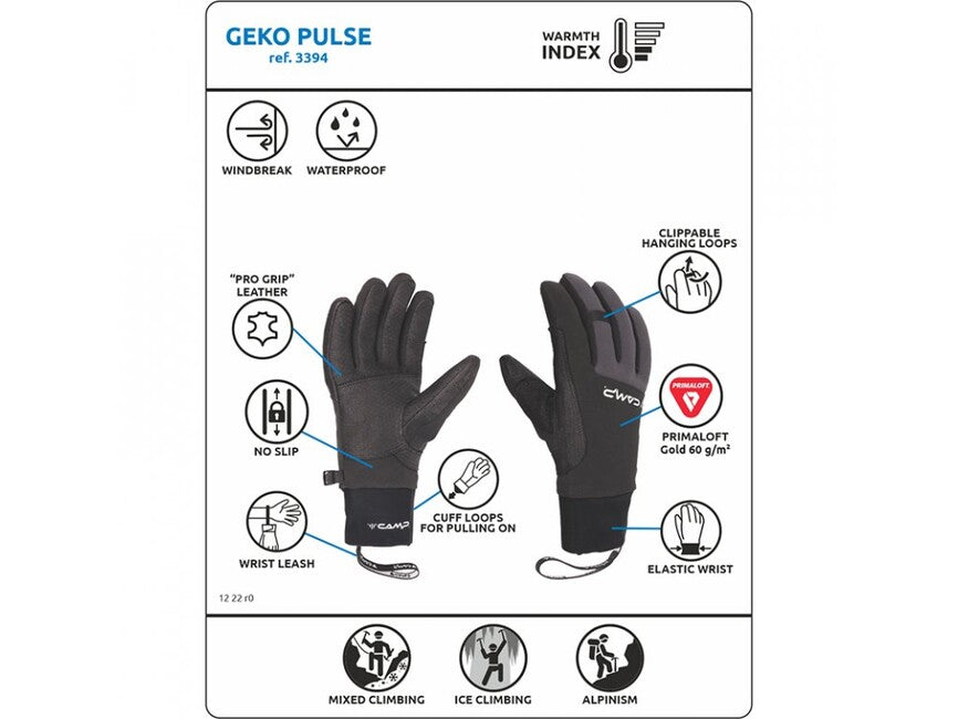 CAMP Lezecke Handschuhe Geko Pulse