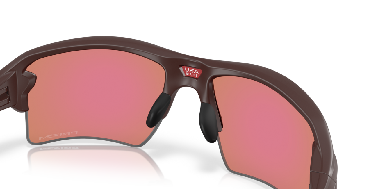 Oakley FLAK 2.0 XL Sonnenbrille mit Rahmen Matte Grenache und mit Dias Prizm Golf 59, Metal