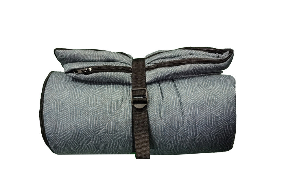 Grüezi-tasche Wellhealth-Wolldecke Grüezi grau-blau deluxe