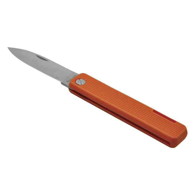 Baladeo ECO352 taschenmesser klinge 7,5 cm stahl 420 griff tpe orange