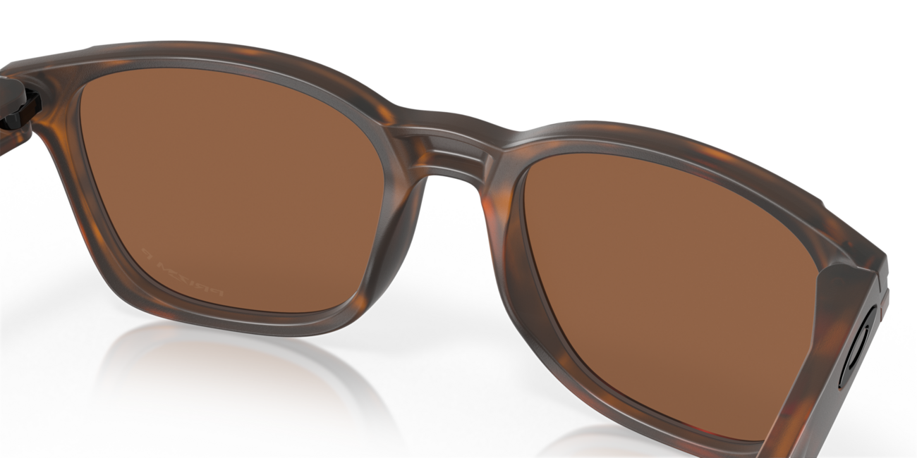 Oakley OJECTOR Sonnenbrille mit Rahmen Matte Brown Tortoise und mit Dias Prizm Tungsten Polarized 55