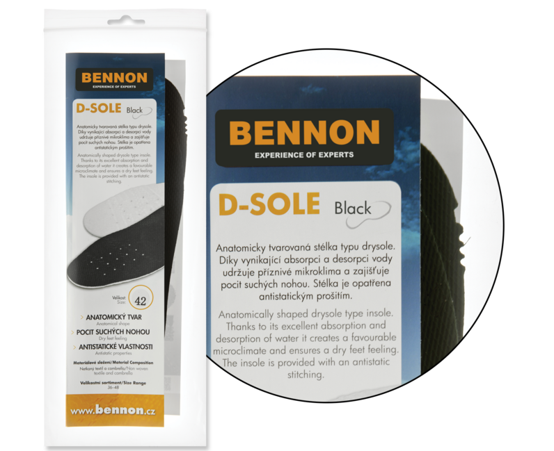 BENNON D-SOLE anatomische Schuheinlagen