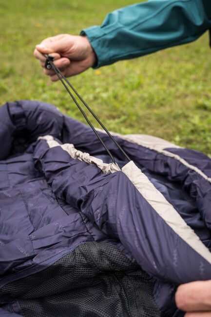 HUSKY Ember Synthetik Drei-Jahreszeiten-Schlafsack -15, blau/grau