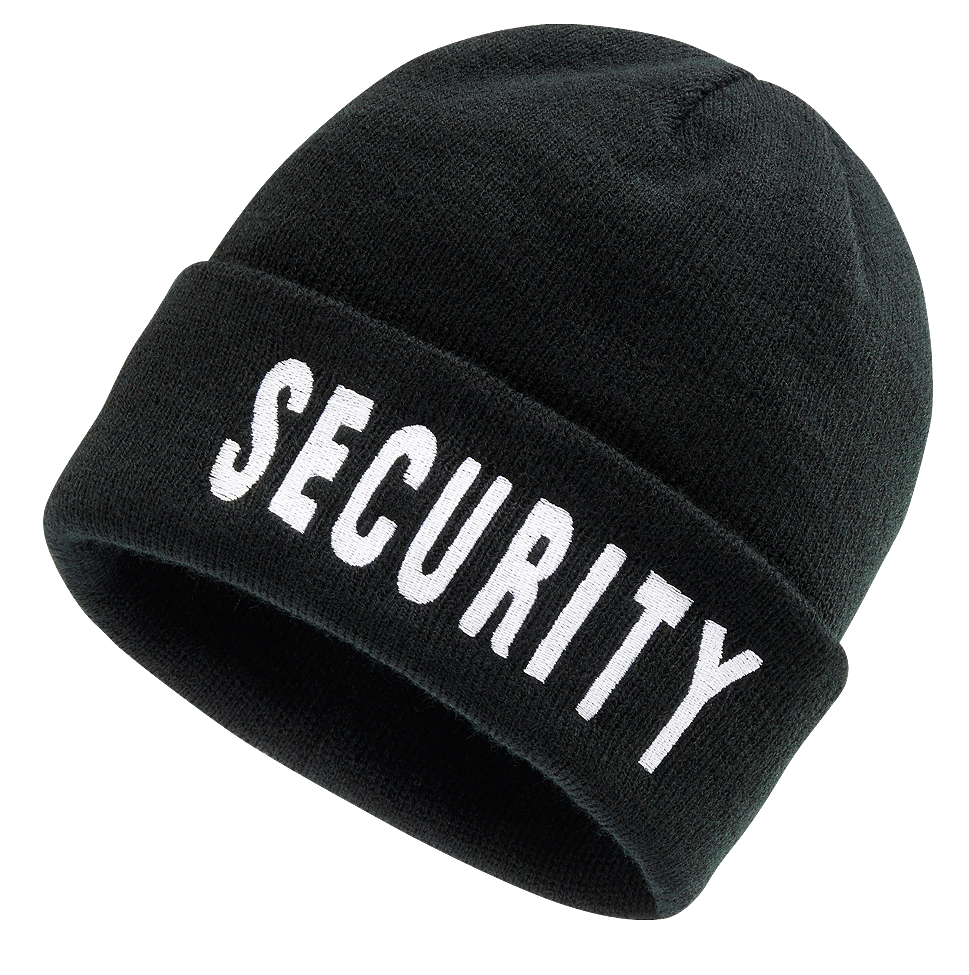 Brandit Security čiapka, čierna