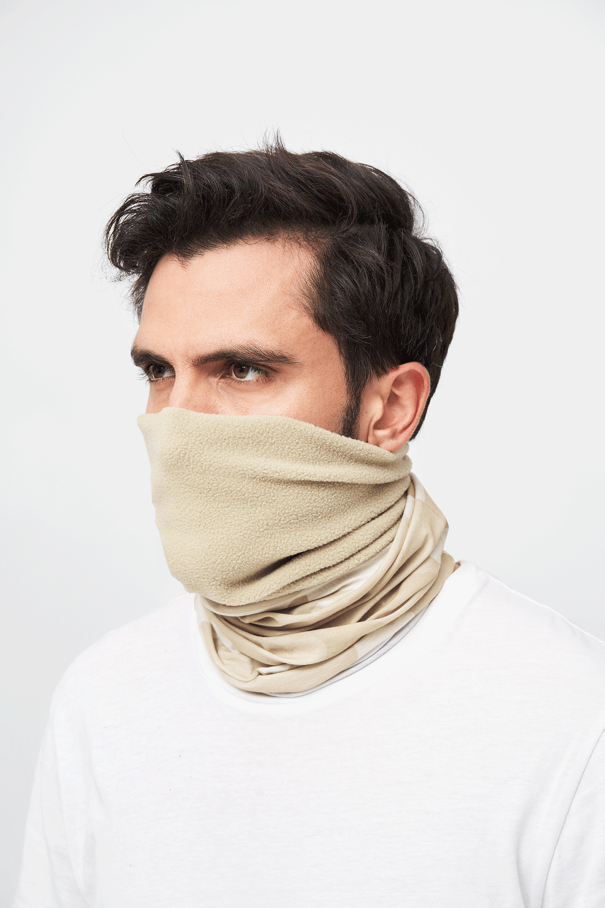 Brandit multifunkčný flísový nákrčník, sandstorm