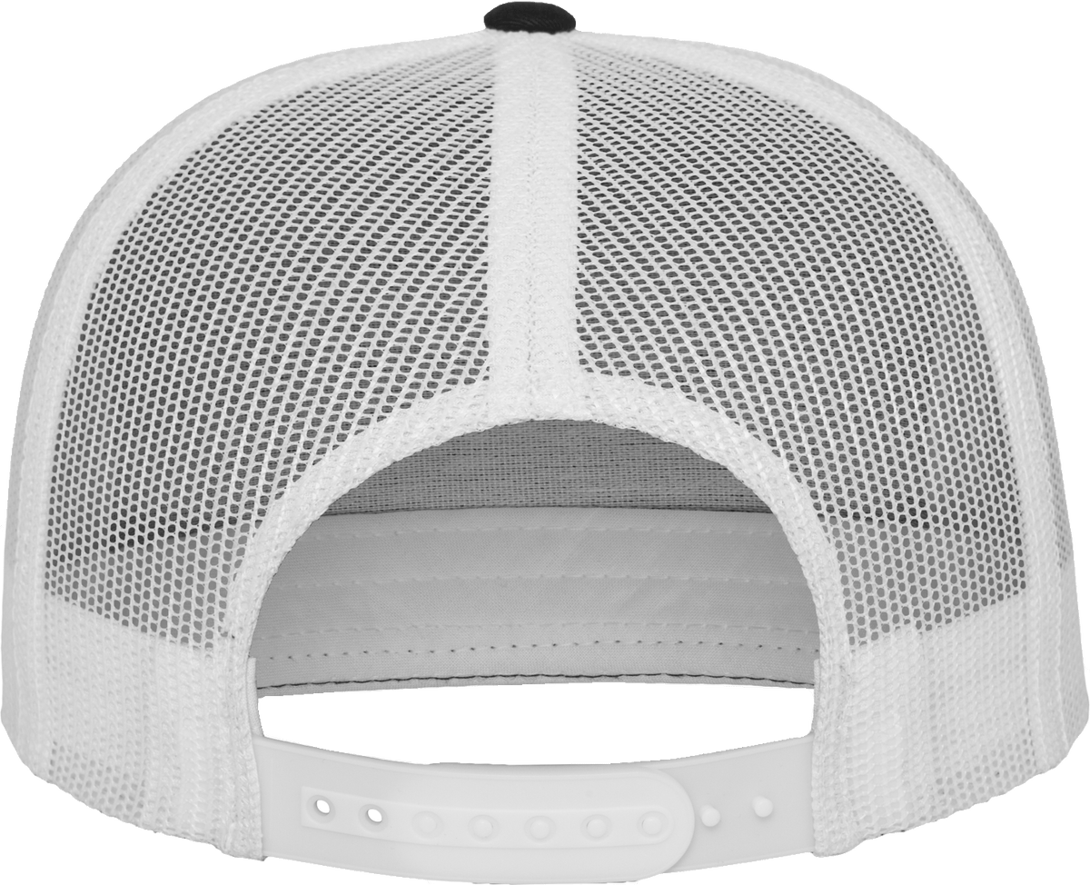 Brandit Classic Trucker 2-Tone čiapka s rovným šiltom, čierna-biela
