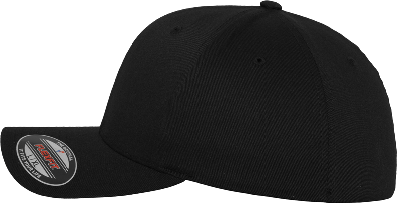 Brandit Wooly Combed Kappe, schwarz-grau