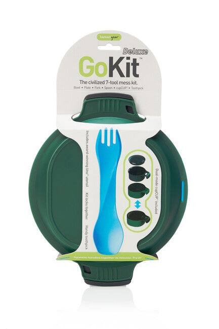 Humangear GoKit lunchbox holzkohle grün Deluxe