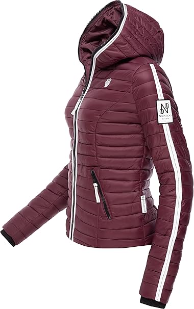 Navahoo Kimuk Princess damen Übergangsjacke mit Kapuze, weinrot