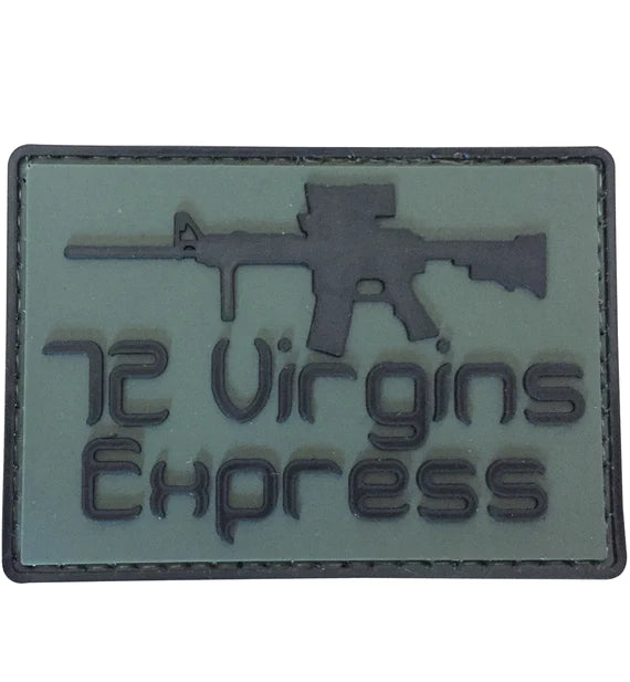 WARAGOD 72 Virgins Express PVC Aufnäher