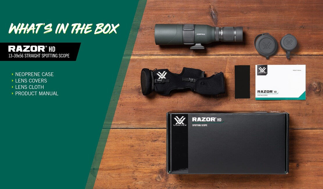 VorTex Optics Razor® HD 13-39x56 gerades Beobachtungsfernrohr