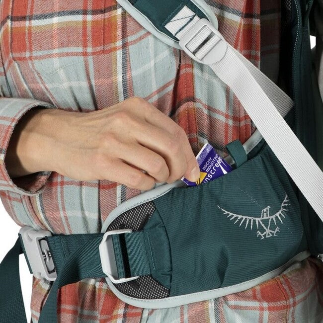 OSPREY Poco Lt Wanderung Babytrage, deep teal