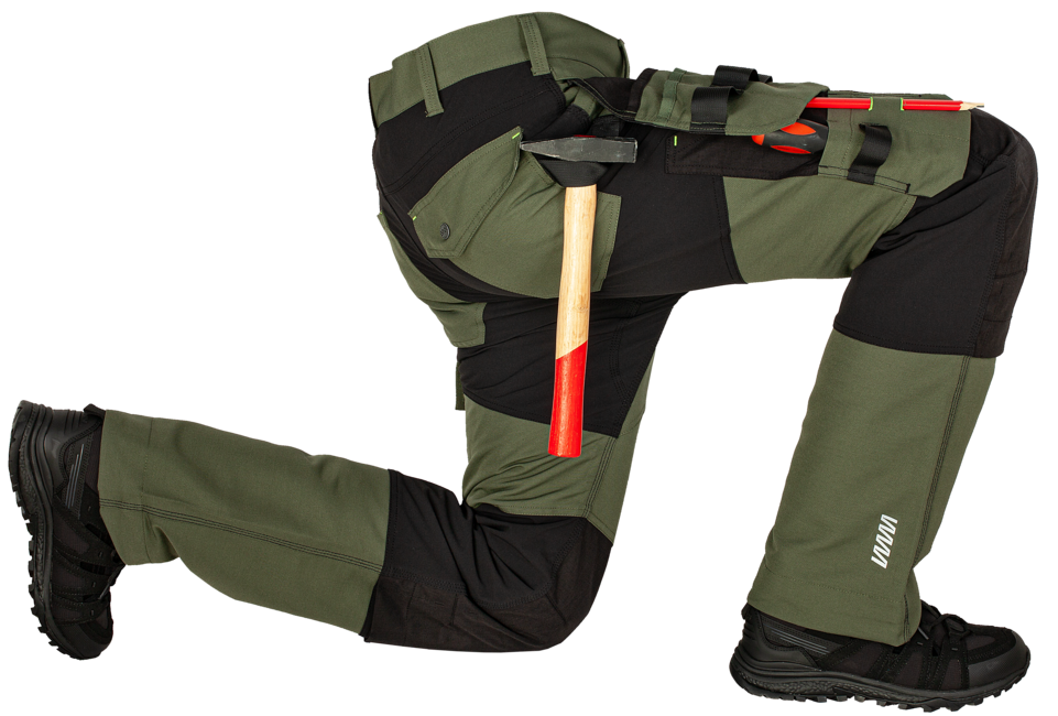 Bennon Erebos Work Pants, Green/Black