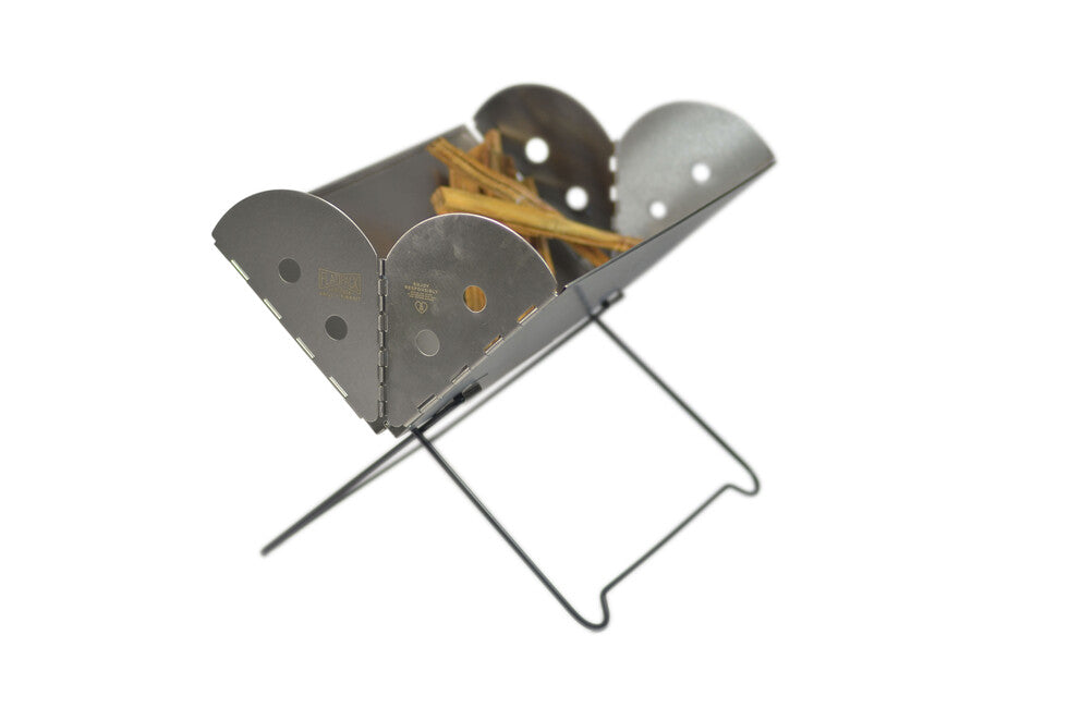 UCO L tragbarer grill aus edelstahl