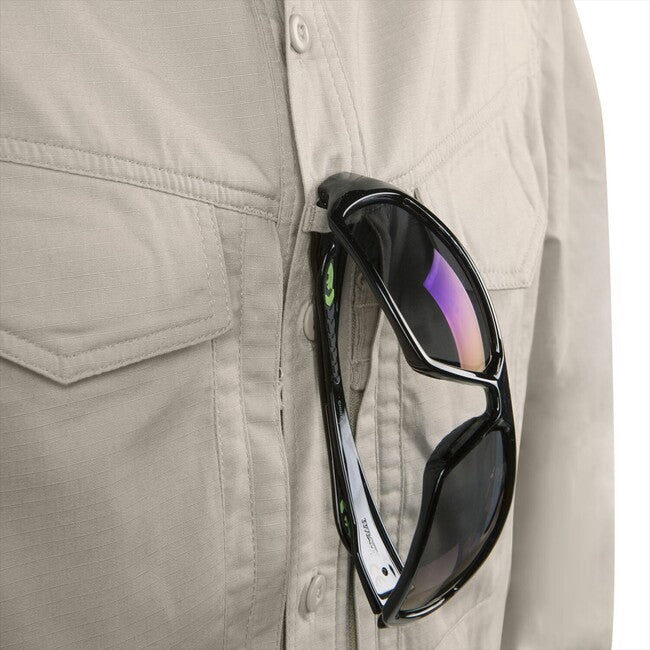 Helikon-Tex Defender Mk2 Hemd mit langen Ärmeln - PolyCotton Ripstop, schwarz