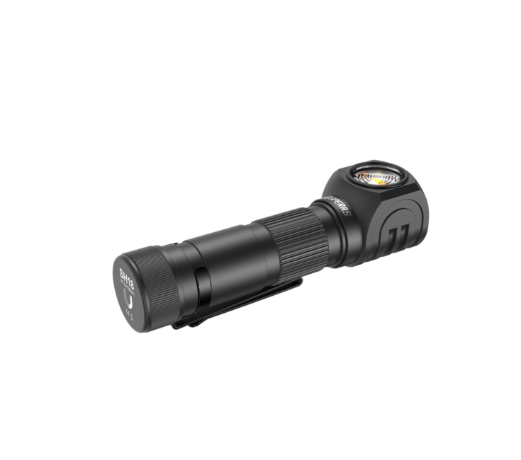 Speras SH18 wiederaufladbare stirnlampe schwarz