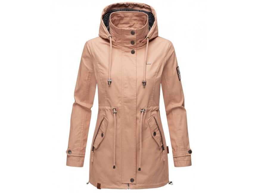 Marikoo Nyokoo damen-Übergangsjacke mit Kapuze, Light Rose
