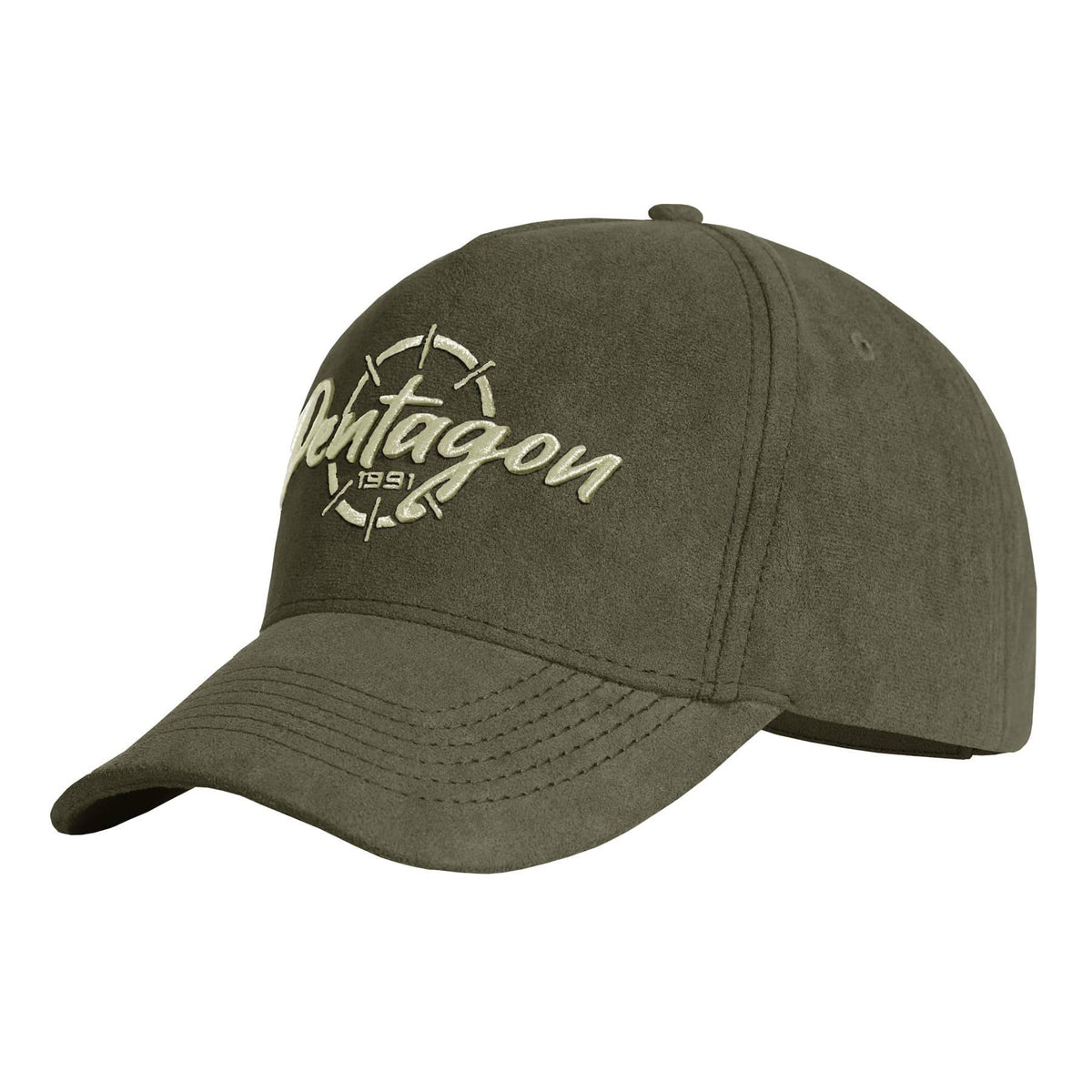 Pentagon Cap Liam Velvet, olive green