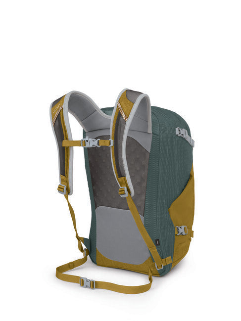 OSPREY Nebula Stadtrucksack, green tunnel/brindle brown