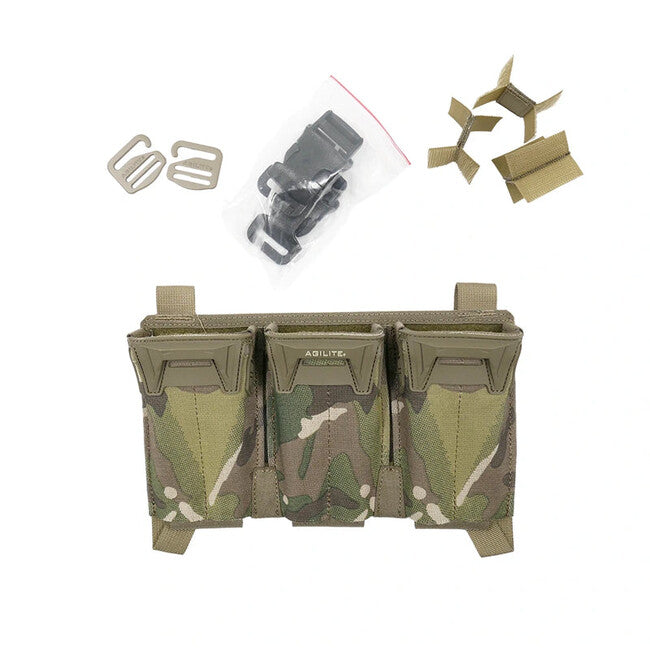 Agilite Vrecko na Magazin Pincer Triple, multicam
