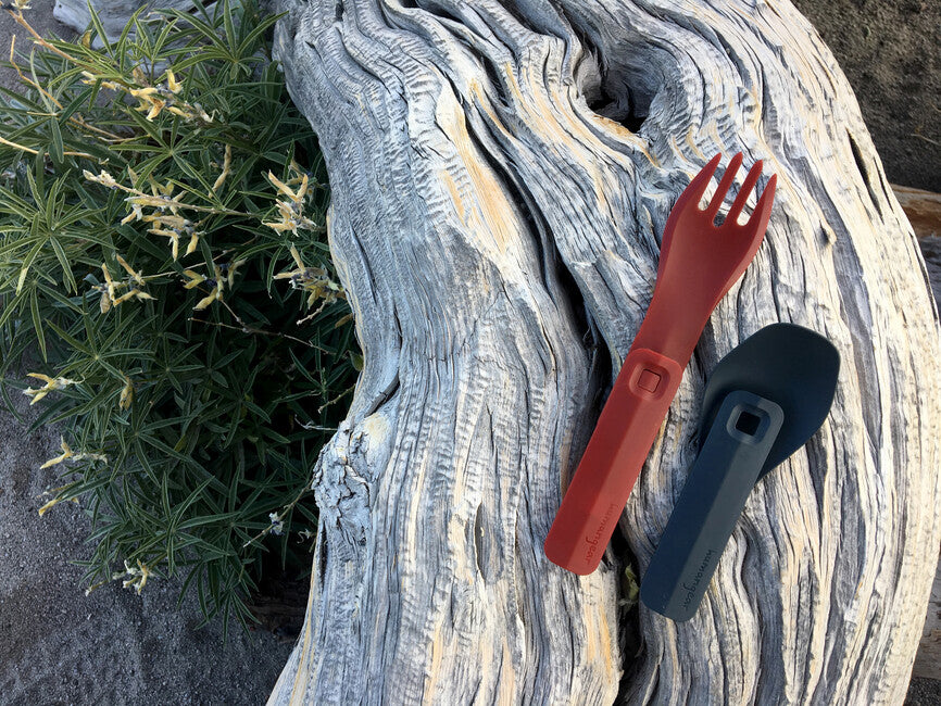 Humangear GoBites CLICK besteck rot