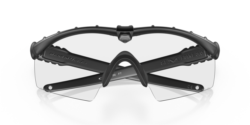 Oakley SI M Frame 3.0 Ballistische Brille mit klarer Linse, schwarz