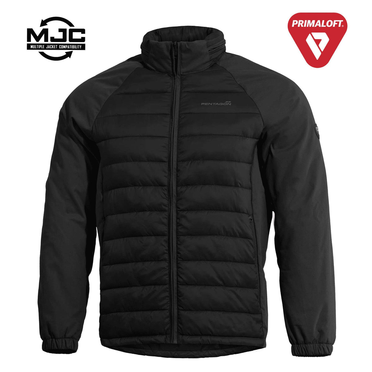 Pentagon Neutron Hybridjacke, schwarz