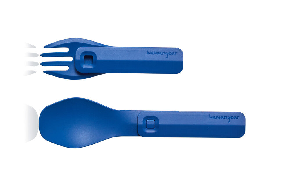 Humangear GoBites CLICK besteck blau