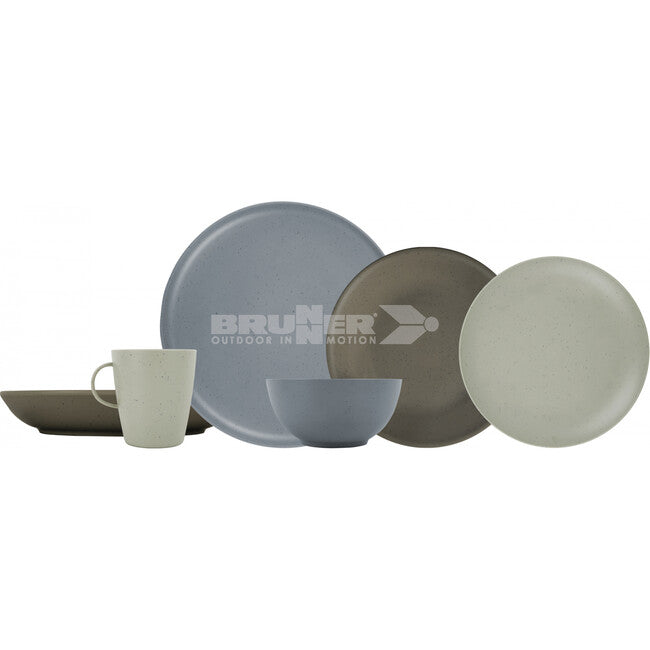 Brunner Midday Pla Tierra Campinggeschirrset, braun
