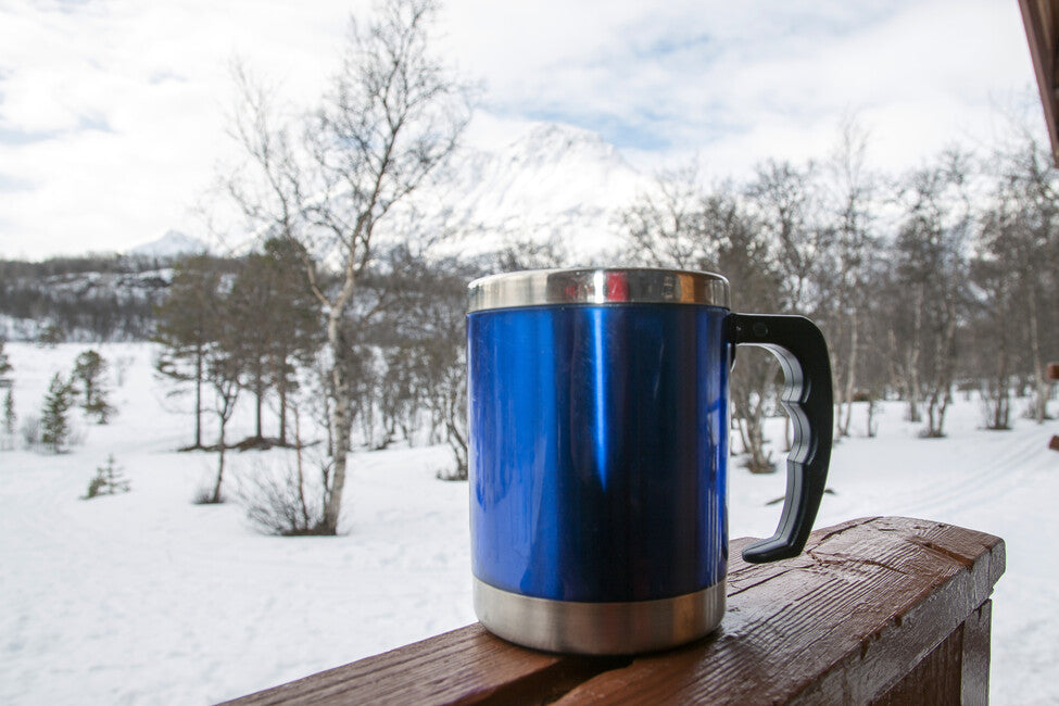 BasicNature MUG Nerezova termokadinka blau 0, 42 l
