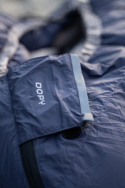 HUSKY Dopy daunen-winterschlafsack -25, blau/grau