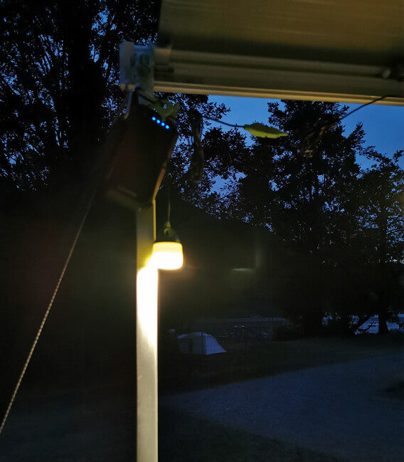 Origin Outdoors Anschließbare Connectable LED-Lampe 200 Lumen warmweiß blau