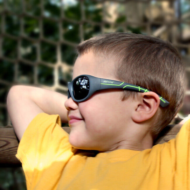 ActiveSol Kids @school sports Kinder- Polarisations- Sonnenbrille grau/grün