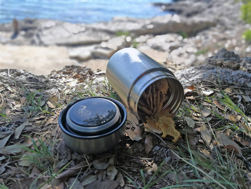 BasicNature Lebensmittelbehälter aus Edelstahl 0,4 l