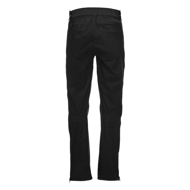 Black Diamond Men's Stormline Stretch Full Zip Regenhose, schwarz