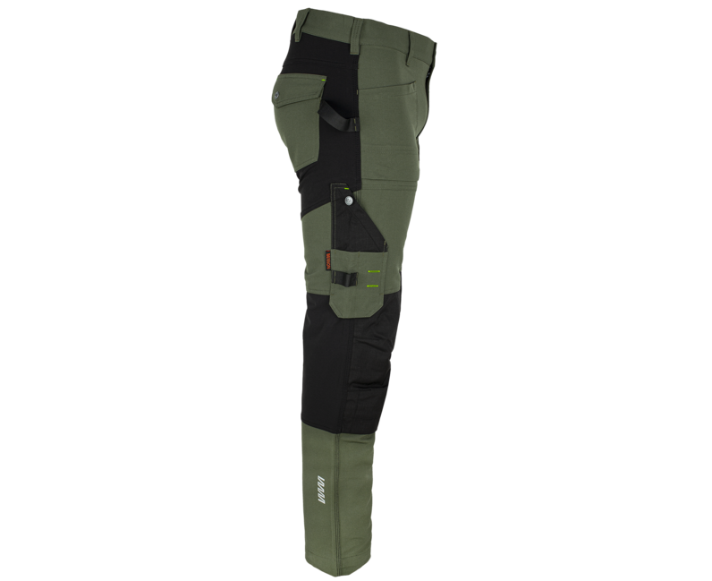 BENNON Erebos WP Work Pants, Green/Black