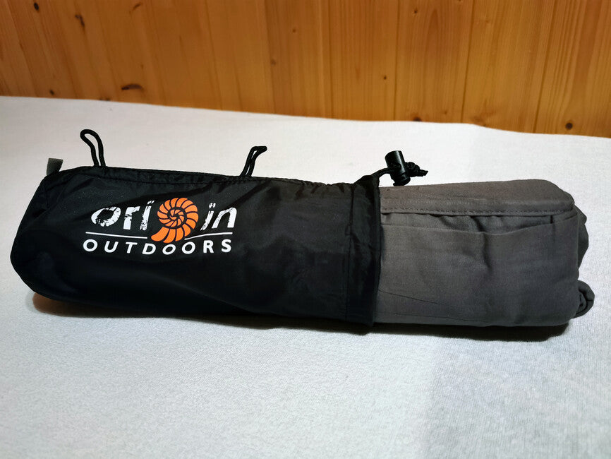 Origin Outdoors rechteckig Baumwolle Schlafsack anthrazit